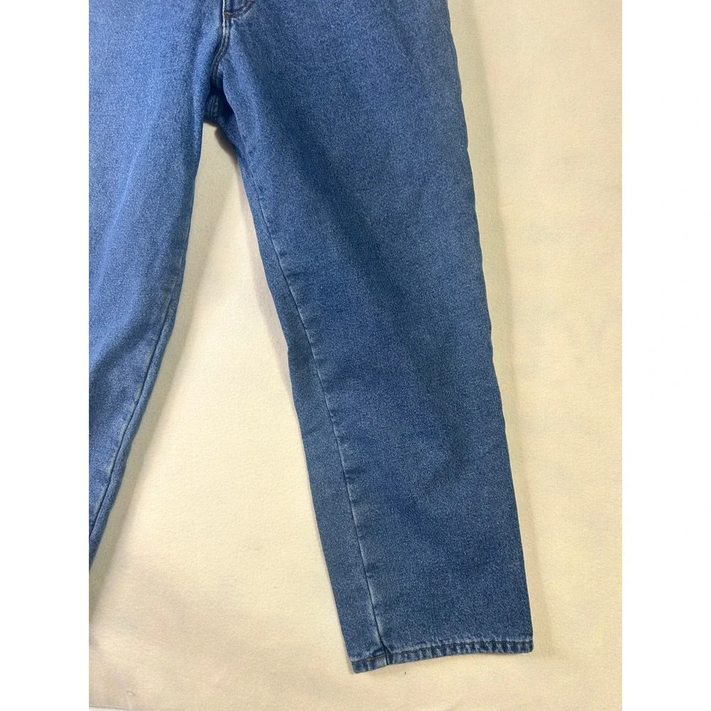 LL Bean Mens Classic Fit Denim Jeans Blue Medium Wash Straight Leg 37x29